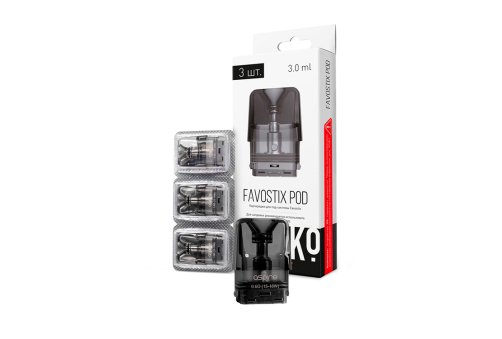 Сменный картридж Brusko Favostix 3.0 мл, 1.0 ом