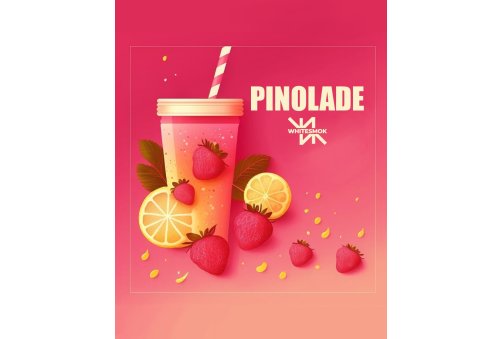 White Smok - Pinolade (Лимонад с Клубникой и Апельсином) 50g