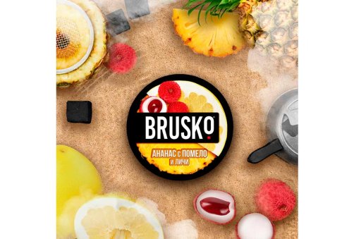 Brusko - Ананас с Помело с Личи 50g