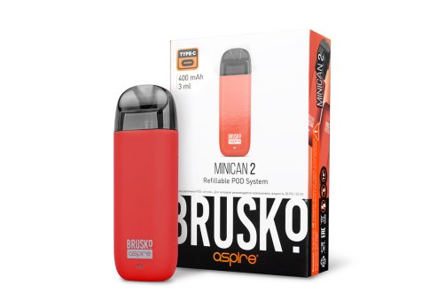 ЭС Brusko Minican2, 400 mAh, Red