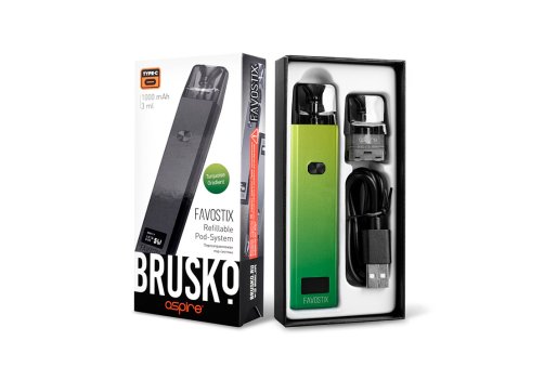 ЭС Brusko Favostix - Turquoise Gradient