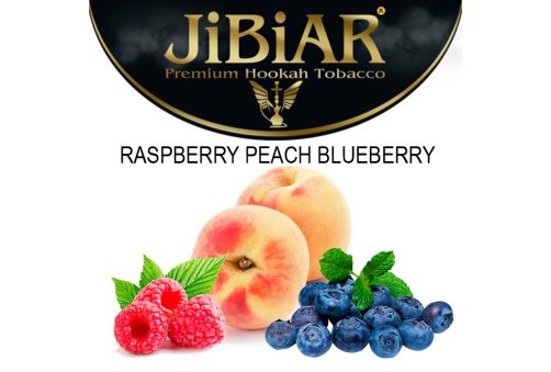 Jibiar - Raspberry Peach Blueberry (Малина Персик Черника) 50g