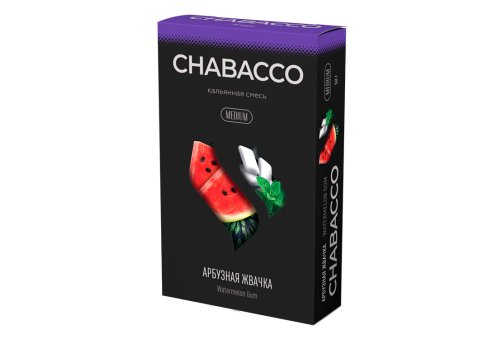 Chabacco M - Арбузная Жвачка (Watermelon Gum) 50g