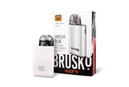ЭС Brusko MinicanPlus, 850 mAh, White