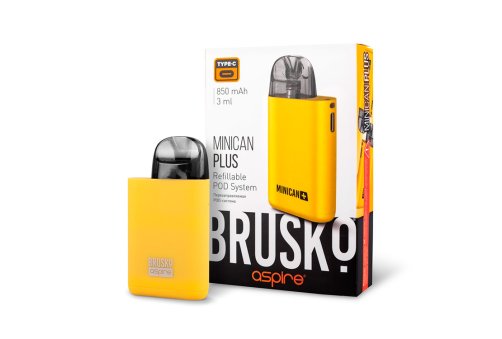 ЭС Brusko MinicanPlus, 850 mAh, Yellow