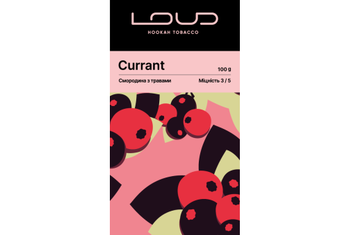 Loud - Currant (Смородина з Травами) 100g