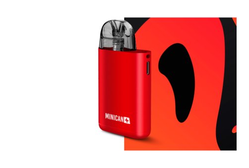 ЭС Brusko MinicanPlus, 850 mAh, Red фото 2