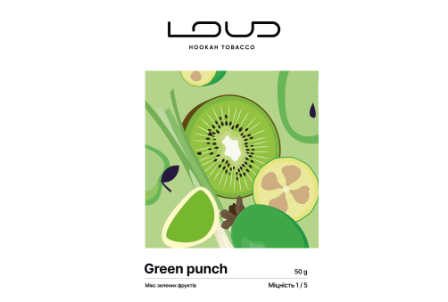 Loud Light - Green Punch  (Зеленый Микс) 100g