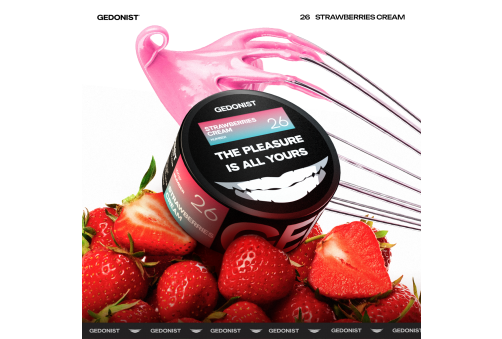 Gedonist - Strawberries Сream 100g