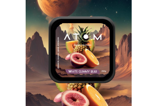 Atom - 250g - White Gummy Bear
