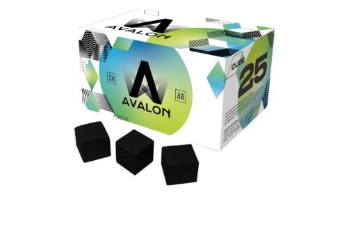 Уголь AVALON 25х25 72шт 1кг