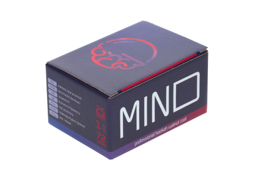 Уголь Ореховый MIND 72шт 25х25мм