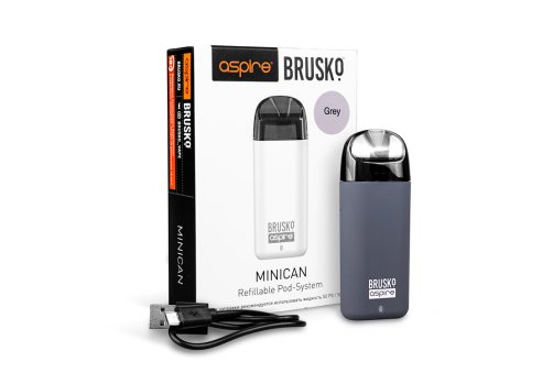 ЭС Brusko Minican, 350 mAh, Gray
