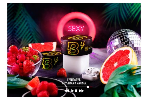 Banger - Sexy (Грейпфрут Полуниця та Малина) 100g
