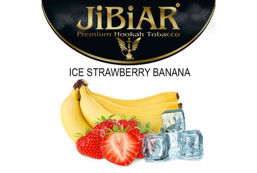 Jibiar - Ice Strawberry Banana (Клубника Банан Лед) 50g