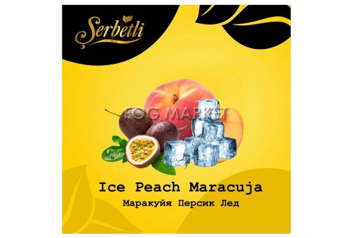 Serbetli - Маракуйя Персик Лёд (Ice Peach Maracuja) 50г