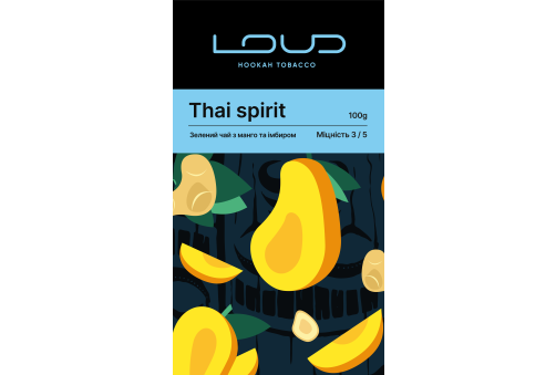 Loud - Thai Spirit (Зелений Чай з Манго та Імбиром) 100g