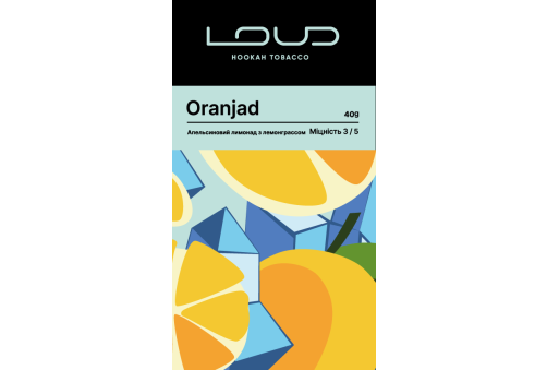 Loud - Oranjad (Апельсиновий Лимонад з Лемонграссом) 40g