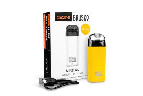 ЭС Brusko Minican, 350 mAh, Banana