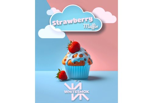 White Smok - Strawberry Muffin (Клубничное Пирожное со Сливками) 50g