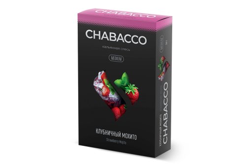 Chabacco M - Клубничный Мохито (Strawberry Mojito) 50g