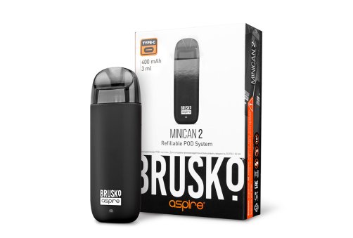ЭС Brusko Minican2, 400 mAh, Black